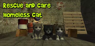 Homeless Cat : take care this virtual pet