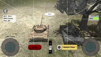 War drone simulator game Poster