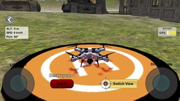 War drone simulator game captura de pantalla 1