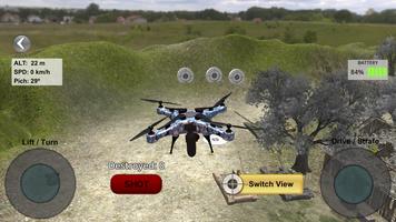 War drone simulator game captura de pantalla 2