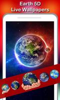 برنامه‌نما 5D Earth Live Wallpaper عکس از صفحه