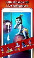 5D Little Krishna Live Wallpapers capture d'écran 2