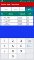 Hostel Meal Manager. স্ক্রিনশট 1