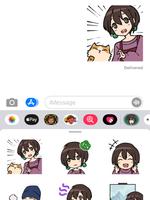 Behind the frame sticker pack Ekran Görüntüsü 2