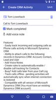 Akvelon CRM Call Tracker imagem de tela 3