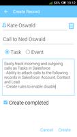 Call Tracker for Salesforce captura de pantalla 3