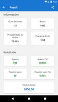 Calculadora Critério de Kelly Ekran Görüntüsü 1