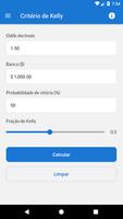 Calculadora Critério de Kelly Ekran Görüntüsü 2