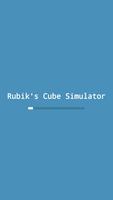 Rubik's Cube Simulator Affiche