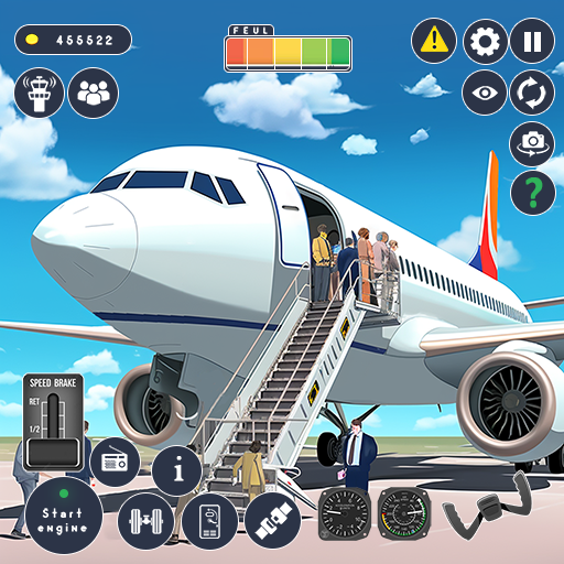 Simulador de vuelo juego avión