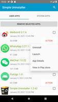 Uninstaller - Simple Apps Unin capture d'écran 2