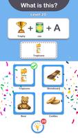 Emoji enigma: palavra jogo Cartaz