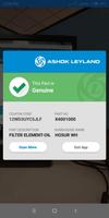 برنامه‌نما Ashok Leyland Genuine spare parts scanner عکس از صفحه