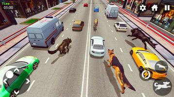 Dog Race Game City Racing Screenshot 1