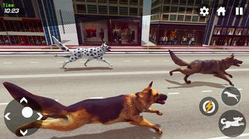 Dog Race Game City Racing Screenshot 2