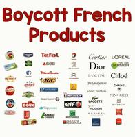 Boycott French Products Cartaz