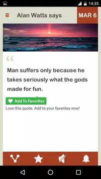 Screenshot 2 for Alan Watts Daily