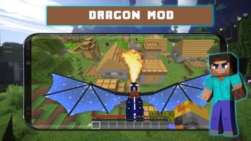 Dragon Mod For Minecraft PE постер