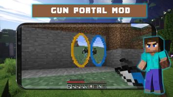 Portal Gun Mod Minecraft PE poster
