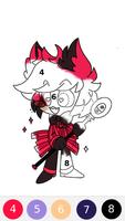 Alastor Hotel Coloring poster