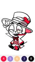 Alastor Hotel Coloring screenshot 1