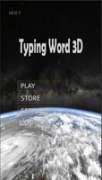 Typing Word 3D Affiche