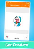 Coloring Games : DoraCat Coloring Book ภาพหน้าจอ 2