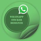 Sticker Designer, Sticker Pack Maker for WhatsApp ikon