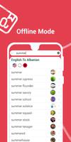 English to Albanian Dictionary تصوير الشاشة 2