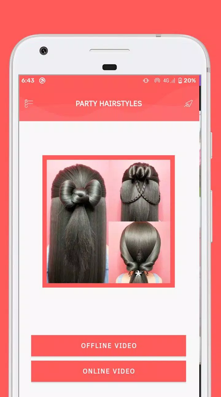 Party Hairstyle - Video Step By Step Offline APK pour Android Télécharger