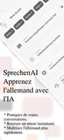 Apprenez l'Allemand-SprechenAI Affiche