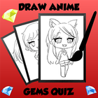 Draw Anime - Gacha Quiz ícone