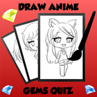 Draw Anime - Gacha Quiz icône