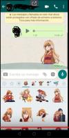 Anime Stickers captura de pantalla 2