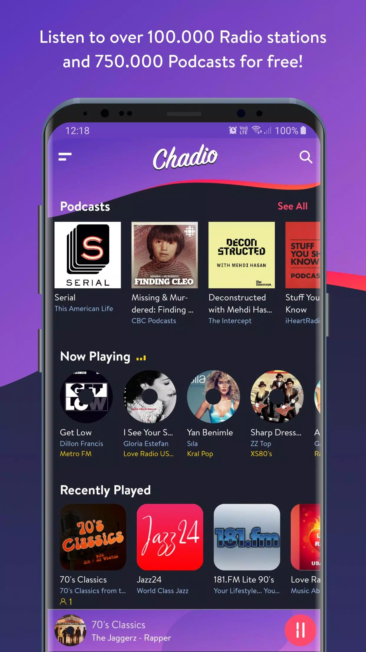 Radio FM & Podcast - Chadio APK for Android Download