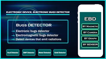 Electronic Bugs Detector (EMF Finder BUG Detector) Affiche