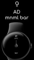 AD mnml bar - Watch Face الملصق