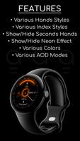 AD NeoN Analog - Watch Face تصوير الشاشة 3