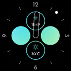 AD GradienT Analog - WatchFace أيقونة