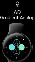 AD GradienT Analog - WatchFace الملصق