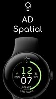 AD Spatial - Watch Face الملصق