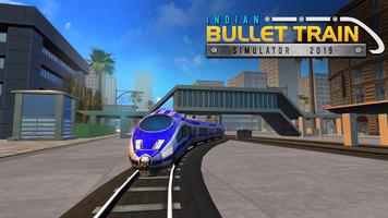 Indian Bullet Train Driving Simulator 2019 постер