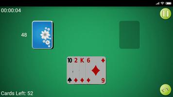 One-handed Solitaire Affiche