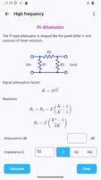Electronic circuits calculator स्क्रीनशॉट 3