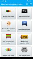 Electronic component codes Affiche
