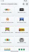 Electronic component codes Affiche
