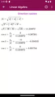 Linear Algebra Solver تصوير الشاشة 3