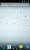 Fake iPhone Rain Wallpaper تصوير الشاشة 1