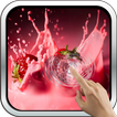 Magic Touch: Strawberries And Cream Live Wallpaper