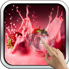 Magic Touch: Strawberries And Cream Live Wallpaper icono